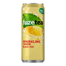 Fuze Tea Sparkling Blikjes 33cl Sleek Tray 24 Stuks